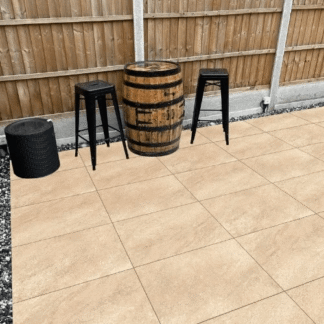 Hammerstone Beige 900 x 600 Porcelain Paving