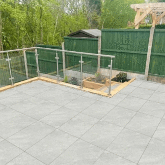 Quartz Grey 900 x 600 Porcelain Paving